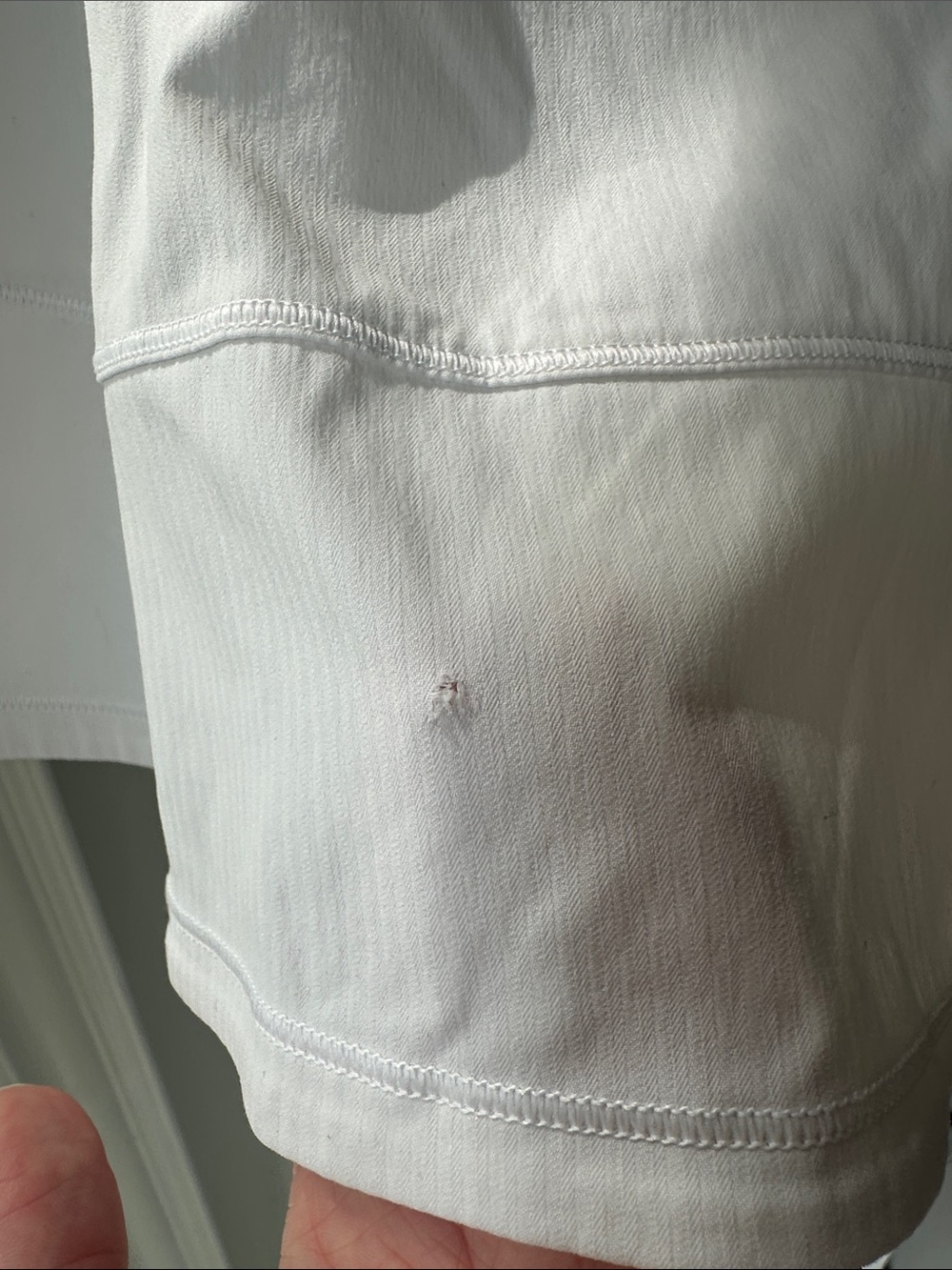 Lululemon Pace Rival Skirt White Classic Ruffles Tennis Running Yoga Size 12 - Picture 13 of 16